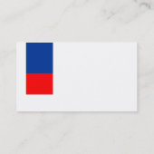 Zwei Ton-Deko: Navy Blue und Red Visitenkarte (Rückseite)