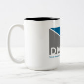 Zwei-Ton DMARC Logo-Tasse, 15 Unze Zweifarbige Tasse (Links)
