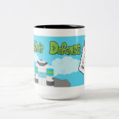 Zwei-Ton Dr. Dinkle Mug Zweifarbige Tasse (Mittel)