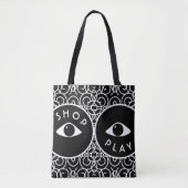 Zwei-Ton-Geometrie-Sonnenbrille Tasche (Vorderseite)