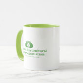 Zwei-Ton grüne "Wecker" Tasse (Vorderseite Links)