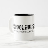 Zwei-Ton Kaffee-Tasse Zweifarbige Tasse (Vorderseite Links)