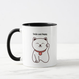 Zwei-Ton-Katze-Kaffeetasse Tasse