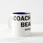 Zwei-Ton Tasse - 'ein Zug ist Ihr Leuchtfeuer… " (Vorderseite Links)