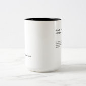 Zwei-Ton Tassen-Presse-Pause Zweifarbige Tasse (Mittel)
