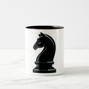 Zwei-Ton-Tassen-Schach Zweifarbige Tasse