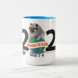 Zwei-Tone-17-oz-Tasse Zweifarbige Tasse