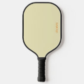 Zwei Tone Beige Pickleball Paddle (Rückseite)