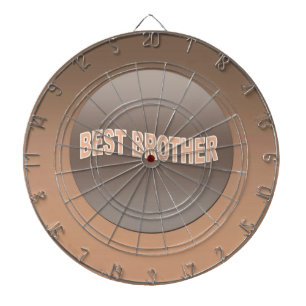 Zwei Tone Bester Bruder Dartscheibe