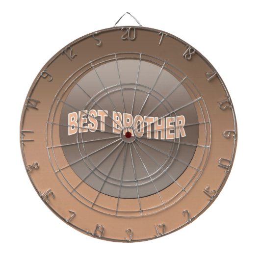 Zwei Tone Bester Bruder Dartscheibe (vorne)