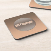 Zwei Tone Bester Bruder Untersetzer (Linke Seite)