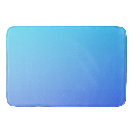Zwei tone blaue Farbkombination Badematte (Vorderseite)