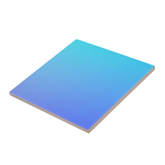 Zwei tone blaue Farbkombination Fliese (Seite)