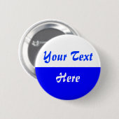 Zwei Tone - blaue untere Hälfte Button (Vorne & Hinten)