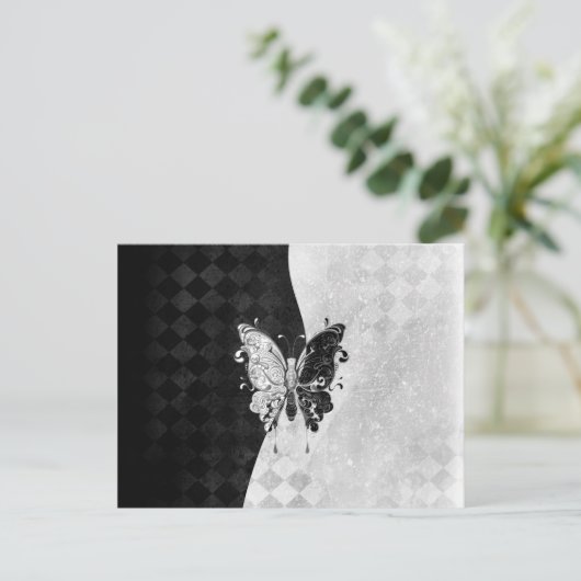 Zwei Tone Butterfly Postkarte (Stehend Vorderseite)
