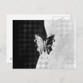 Zwei Tone Butterfly Postkarte (Vorne/Hinten)