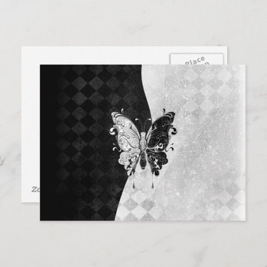 Zwei Tone Butterfly Postkarte (Vorne/Hinten)