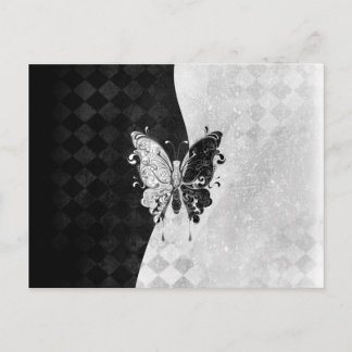 Zwei Tone Butterfly Postkarte