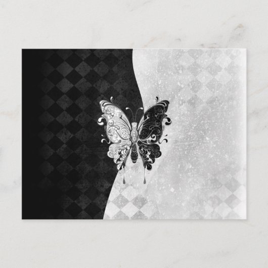 Zwei Tone Butterfly Postkarte (Vorderseite)