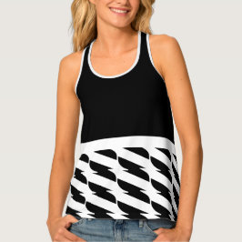 Zwei Tone Color Ladys Design für künstlerische Tex Tanktop