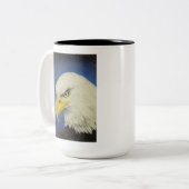 Zwei Tone Eagle Coffee Tasse von Greggs Deep Color (Vorderseite Links)