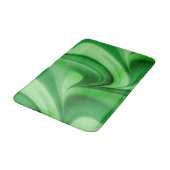 Zwei Tone Emerald Swirl Badematte (Schrägansicht)