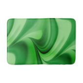 Zwei Tone Emerald Swirl Badematte (Vorderseite)