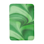Zwei Tone Emerald Swirl Badematte (Vorderseite Vertikal)