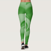 Zwei Tone Emerald Swirl Leggings (Rückseite)
