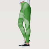 Zwei Tone Emerald Swirl Leggings (Links)