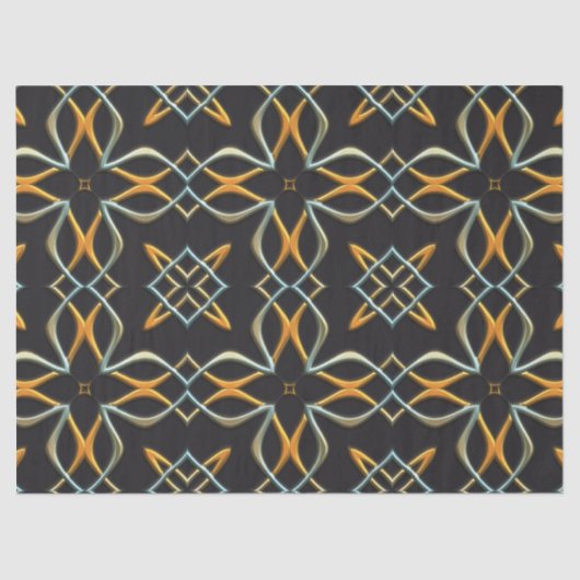 Zwei-Töne-filigranes Gewebe Seidenpapier (Vorderseite)