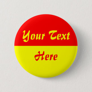Zwei Tone - Gelbe untere Hälfte Button