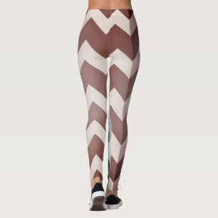 Zwei Töne geometrisch abstrakt überdimensioniert Z Leggings