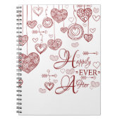 Zwei Töne glücklich je nach Notebook Notizblock (Vorderseite)