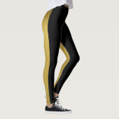 Zwei Tone Gold und Black Leggings (Rechts)