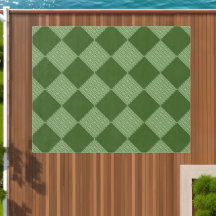 Zwei Tone Green Diamond Muster