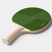 Zwei Tone Green Ping Pong Paddle Personalisiert Tischtennis Schläger (Vorderseite)