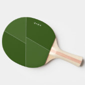 Zwei Tone Green Ping Pong Paddle Personalisiert Tischtennis Schläger (Seitenansicht)