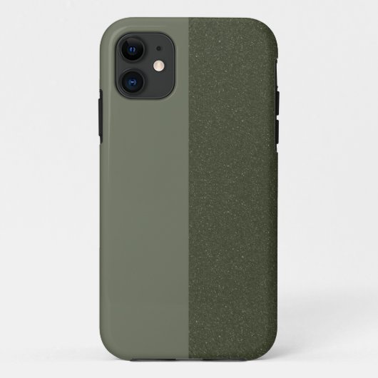 Zwei-Tone-Green Texture iPhone 11 Fall - Anpassen Case-Mate iPhone Hülle (Rückseite)