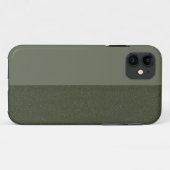 Zwei-Tone-Green Texture iPhone 11 Fall - Anpassen Case-Mate iPhone Hülle (Rückseite (Horizontal))