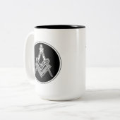 Zwei-Tone-Grödner-Tasse, 444 ml Zweifarbige Tasse (Vorderseite Links)