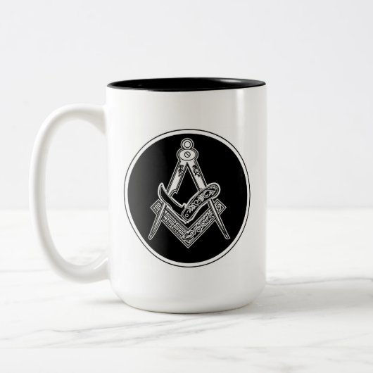 Zwei-Tone-Grödner-Tasse, 444 ml Zweifarbige Tasse (Links)