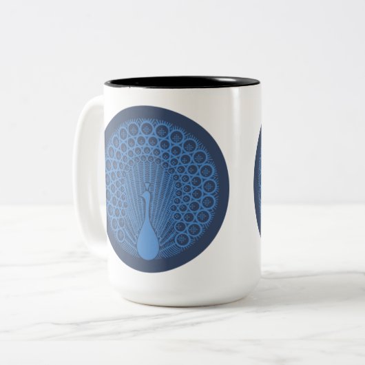 Zwei Tone große Tasse (Vorderseite Links)