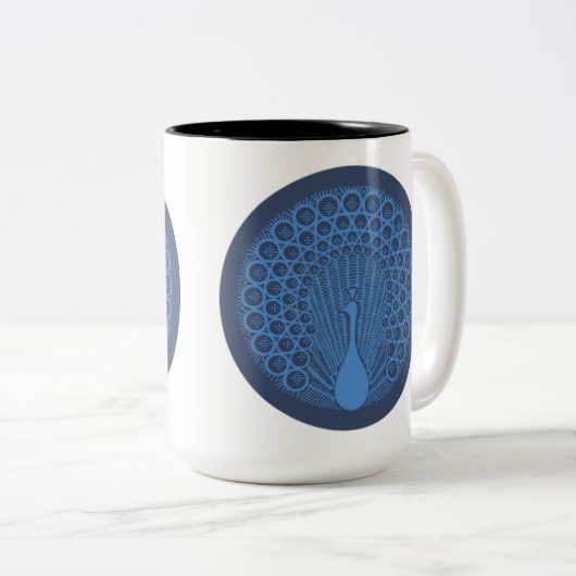 Zwei Tone große Tasse (VorderseiteRechts)