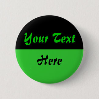 Zwei Tone - Grüne untere Hälfte Button