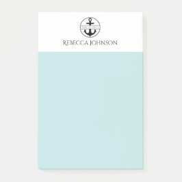 Zwei-Töne-individuelle Name "From the Desk of" Post-it Klebezettel