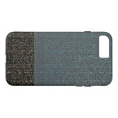 Zwei Tone Jeans Textur Case-Mate iPhone Hülle (Rückseite (Horizontal))