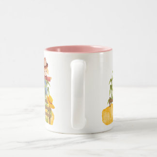 Zwei Tone-Kaffee-Tasse Zweifarbige Tasse