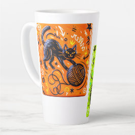 Zwei-Töne-Katze Milchtasse