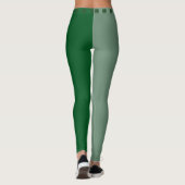 Zwei Tone Kleeblatt Irish Lucky Charm Leggings (Rückseite)